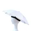Sombrilla para proteger del sol al recolectar té, montada en la cabeza, protección UV, a prueba de lluvia, para la cabeza de pescador, sombrero de cubo solar, sombrero de sombrilla