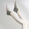 Calcetines Antideslizantes para Yoga Calcetines de Cinco Dedos para Mujer de Caña Media Degradado Tie-Dye Versátiles para Deportes Fitness Entrenamiento Pilates Venta Directa de Fábrica