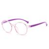 Nuevos Lentes de Armazón Redondos para Clase en Línea para Niños, Tendencia de Moda, Lentes Planos, Lentes Anti-luz Azul para Niños y Niñas