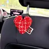 Gancho para Respaldo de Asiento de Coche con Aroma a Corazón Pequeño Estilo Ins Lindo Almacenamiento Multifuncional para Asiento de Coche Suministros para Automóvil