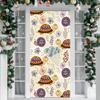 Temu Amazon Xiyin Exclusivo Transfronterizo Cubierta Decorativa Elástica para Puerta de Habitación Instalación Simple Cubierta de Puerta Estilo Tortuga
