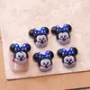 Acessórios de Arte de Unha Desenho Animado do Pato Donald e Mickey Acessórios de Resina Tridimensionais Fofos Acessórios Pequenos Sanrio Kuromi