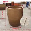 Tanque de Agua Grande para Almacenamiento de Agua en Casa, Decoración Vintage de Jardín, Jarra de Cerámica de Arcilla Gruesa, Tarro para Fermentación y Encurtidos, Jarra Tradicional de Cerámica para Arroz