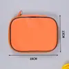 Bolsa de Armazenamento de Crochê de Tecido Oxford de Cor Sólida Destacável Bolsa de Armazenamento de Ferramentas para Agulhas de Tricô Manual Boneca de Tricô