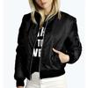 Chaqueta Exterior Corta de Moda con Cremallera Otoño e Invierno Nueva Europea y Americana Ebay Aliexpress