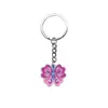 Llavero Colgante Mariposa PVC Pegamento Suave Hebilla Decorativa DIY Colgante Mochila Escolar Amazon Regalo Decorativo Venta al por Mayor en Stock