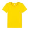 Fábrica direta masculina e feminina de manga curta de cor sólida T-shirt penteado algodão 180 gramas T-shirt de publicidade de algodão puro T-shirt camisa em branco