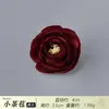 4cm Botão de Chá Adorno de Cabeça Étnico Grampo de Cabelo Flor Artificial para Cabeça DIY Fantasia Antiga Companhia de Bolo Caixa de Presente Flor Decorativa