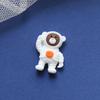 Parche de Resina de Astronauta de Dibujos Animados Lindo Nave Espacial Luna para Joyería Hecha a Mano Pendientes Llavero Accesorios Material