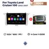 Aplicable a Toyota Land Cruiser 100 2002-2007 Pantalla de Navegación Android Carplay Bluetooth Modificada
