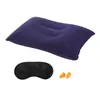 Almohada Inflable Almohada Rectangular Almohada Inflable en U Viaje Portátil Almacenamiento Soporte para el Cuello Tesoros de Viaje Almohada para Abrazar Viaje Portátil