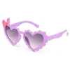 Nuevas Gafas de Sol Infantiles con Montura de Corazón Linda Estilo Europeo Americano Protección UV Gafas de Sol de Moda Retro para Niños