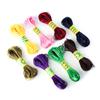 1 rollo/paquete de hilo tejido a mano de color, cuerda de nudo chino, material de cuerda de pulsera de nudo chino DIY