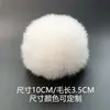 Bolas populares de pelo sintético de coelho rex para decorações de feriado, acessórios para bolsas e têxteis para casa, enfeites para sapatos e chapéus, e bolas de pelúcia coloridas artificiais