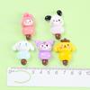 Dibujos animados lindo Sanrio helado cadena resina accesorios DIY crema pegamento teléfono funda horquilla sombrero taza de agua pegatina
