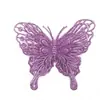 Guirnalda de Árbol de Navidad con Mariposas de Polvo Dorado de Doble Capa Accesorios de Decoración DIY Caja de Regalo de Boda Tela de Fiesta Mariposa Artificial Venta al por Mayor