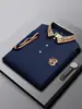 Camiseta de Manga Corta de Color Sólido a Cuadros Bordada Nueva para Hombre Marca Woodpecker Moda de Verano para Hombre Camisa Polo para Hombre de Negocios