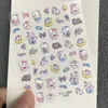 Adesivos Fofos de Desenho Animado Gato Kt para Unhas Embossados Hellokitty Hello Kitty Manual DIY Adesivos de Decoração para Unhas Ccd