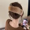 Novo prendedor de pato de pelúcia para outono e inverno, presilha de cabelo fofa e doce de urso de desenho animado para mulheres com cabelo fino, acessório de cabelo