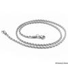 Collar de cadena retorcida de acero inoxidable de múltiples tamaños con rueda de tarjetas, joyería al por mayor, joyería popular europea y americana, galvanoplastia