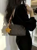 Bolso de Hombro para Mujer Estilo Nuevo Bolso Cruzado Versátil Lujo Ligero Gama Alta Patrón Vintage 2026 Lv Bolso de Mano Versátil