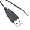 Cabo de Dados USB 2.0 Cabo de Carregamento a Macho para Cabeça Única Estanhado 2 Fios 4 Fios Cabo Multicabo Personalizável
