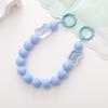 Yilian Nuevo Acrílico Color Caramelo Accesorios de Goteo de Aceite Cadena de Mano Accesorios para Joyería DIY Cadena Anti-Pérdida con Cuentas Hecha a Mano
