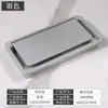 Caixa Organizadora de Fios para Mesa de Escritório Plástica Retangular com Tampa Flip-Top Passa-Fios para Cabos de Computador Tampa para Orifício Passa-Fios Quadrada para Mesa