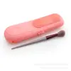 Bolsa de Armazenamento Popular para Pincéis de Maquiagem para Mulheres, Bolsa de Armazenamento Multifuncional para Cosméticos, Caixa de Armazenamento para Ferramentas de Beleza, Bolsa de Maquiagem de Silicone