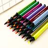 Pluma de Acuarela Sencilla Monocromática a Granel Pluma para Pintar Pluma de Color Cuerpo Triangular Gran Capacidad Marcador Duradero Lavable Punta Gruesa