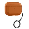 Capa Protetora Simples de Couro Granulado Adequada para Airpods4/5, Segunda Geração, Terceira Geração, Pro2, Capa para Fone de Ouvido Bluetooth da Apple