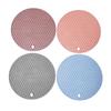 Porta Copos Isolante Sousplat Base de Silicone Venda Quente Transfronteiriça Base Isolante de Silicone em Favo de Mel Suporte Redondo para Panela Base para Tigela Base para Mesa de Jantar