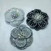 Atacado do Fabricante Novo Sapato de Vidro com Strass Fivela de Sapato Flor Joia Acessórios para Sapato Feminino Acessórios Decoração de Sapato com Diamante