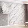 Papel tapiz autoadhesivo tipo panel de roca de luz suave, adhesivo de pared tipo azulejo para decoración de pared de fondo en dormitorio y sala de estar, adhesivo impermeable y resistente a la suciedad