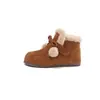 Zapatos peludos casuales versátiles para mujer, calzado para exteriores, nuevo para Otoño/Invierno 2026, suela suave antideslizante, estilo francés, zapatos de algodón engrosados con felpa