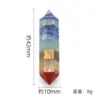 Cristal Natural Amatista Jade Piedra Colorida Gema Natural Empalme Artesanía Colgante Adornos Suministro Transfronterizo