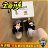 Lindas pantuflas de felpa de dibujos animados para mujer, antideslizantes, cómodas para usar en interiores y exteriores, diseño casual de una correa, suela gruesa, pantuflas de algodón esponjoso