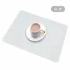 Manteles individuales de piel sintética personalizados con diseños y logotipos impresos, resistentes al calor, anti-quemaduras, impermeables y resistentes al aceite, manteles de mesa sin lavado
