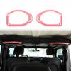 Adecuado para Jeep 18-24 Wrangler Jeep Wrangler modificado ABS cubierta de anillo de bocina de techo accesorios