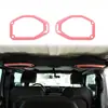 Adecuado para modelos Jeep Wrangler 18-24, Accesorios de Cubierta de Anillo de Bocina de Techo de ABS Modificados