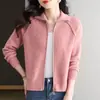 Nova Coleção Primavera, Outono e Inverno 2026: Cardigã de malha estiloso e versátil, casacos da moda e blusas de tricô versáteis para mulheres