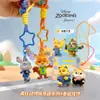 Jinnew & Zootopia Autêntico Co-Branded Pingente de Boneco 3D Chaveiro Periférico do Filme Boneco Venda por Atacado