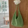 Nueva Bolsa Tejida de Red Hueca Estilo Ins Bolsa Tejida de Punto de Moda Verano Gran Capacidad Estilo Lazy Un Hombro Bolsa Tejida