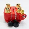 Conector de brida de instalación de bomba de agua contra incendios con colector de latón de cuatro salidas accesorios de conexión de bomba de agua contra incendios de múltiples salidas