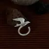Venta Caliente Europea y Americana Anillo de Pájaro Salvaje para Mujer Estilo Francés Retro Miniscan Nicho Apertura Anillo Ajustable Hecho a Mano