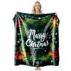 Manta de Franela Temática Navideña Transfronteriza Manta para Siesta Fabricante 231 Modelos en Stock Soporte para Personalización Según Dibujos