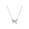 Collar de lazo completo de diamantes estilo coreano Cadena de clavícula de lujo ligero para mujer Cadena de celebridad de internet elegante todo partido Brillo Collar de mujer de diamantes