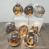 Adorno de Navidad de producto nuevo transfronterizo Colgante de artesanía acrílica Decoración de mundo invernal navideño