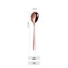 Talheres Dao Qi Estilo Coreano Aço Inoxidável 304 Faca e Garfo Colher Colher de Sobremesa Café Ocidental Banho de Ouro Faca e Garfo para Steak