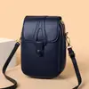 Bolsa texturizada para mujer al por mayor, bolsa para teléfono, nuevo estilo 2026, bolso de hombro único cruzado para dama, moderno, versátil, bolso para madre de mediana edad, moderno